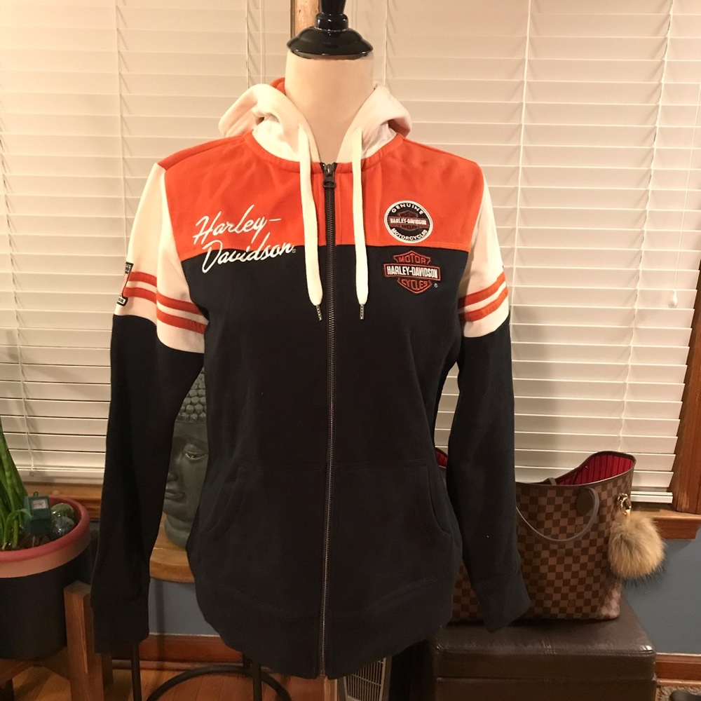 Harley-Davidson Women's Color block Hoodie - Large
